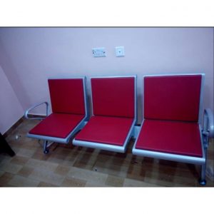 Office/ Airport Waiting Seats 3 In 1 - Leather Padded